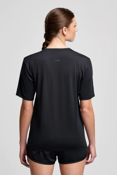 Футболка Saucony STOPWATCH SHORT SLEEVE SAW800484-BK фото 5 — интернет-магазин Tapok