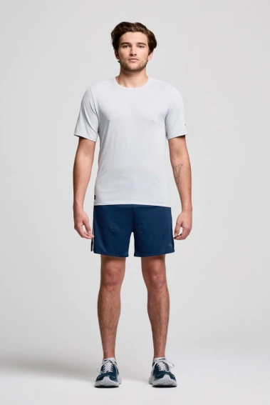 Футболка Saucony STOPWATCH SHORT SLEEVE SAM800377-GNH фото 2 — интернет-магазин Tapok