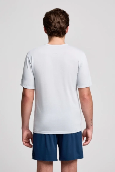 Футболка Saucony STOPWATCH SHORT SLEEVE SAM800377-GNH фото 5 — интернет-магазин Tapok