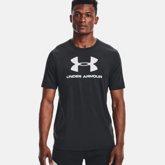 Футболка Under Armour Sportstyle Logo 1329590-001 фото 1 — интернет-магазин Tapok