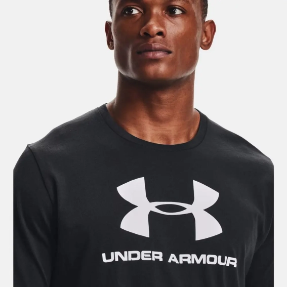 Футболка Under Armour Sportstyle Logo 1329590-001 фото 4 — интернет-магазин Tapok