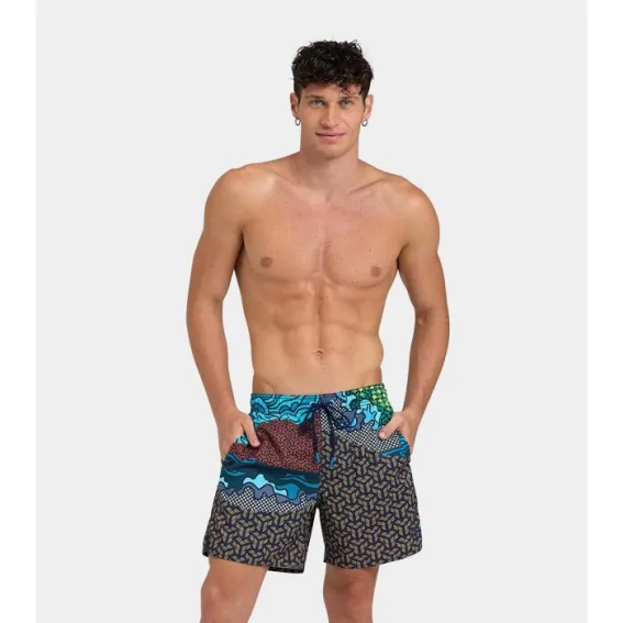 Шорты Arena BEACH BOXER PLACED 006392-620 фото 1 — интернет-магазин Tapok
