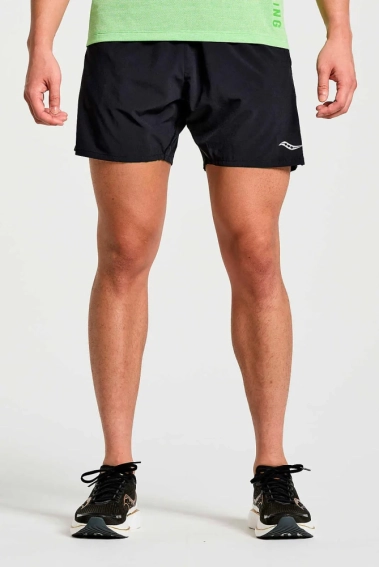 Шорты Saucony OUTPACE 5&quot; SHORT 800328-BK фото 1 — интернет-магазин Tapok