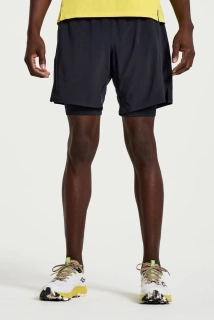 Шорти Saucony OUTPACE 7" 2-IN-1 SHORT 800335-BK