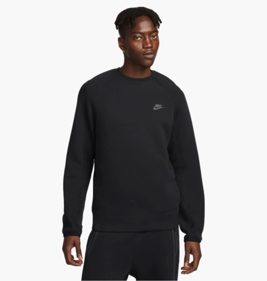 Чоловіча кофта NIKE M NK TCH FLC CREW FB7916-010 фото 1 — інтернет-магазин Tapok