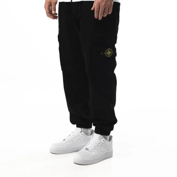 Штани Stone Island 1838 Cargo Pants Black фото 2 — інтернет-магазин Tapok