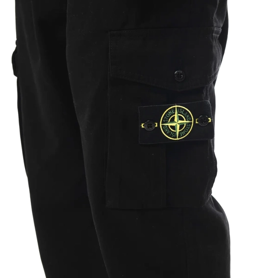 Штани Stone Island 1838 Cargo Pants Black фото 3 — інтернет-магазин Tapok