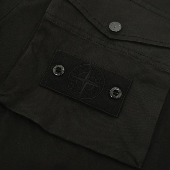 Штани Stone Island Ghost Piece Cargo Black фото 4 — інтернет-магазин Tapok