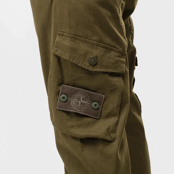 Штани Stone Island Ghost Piece Cargo Khaki фото 3 — інтернет-магазин Tapok