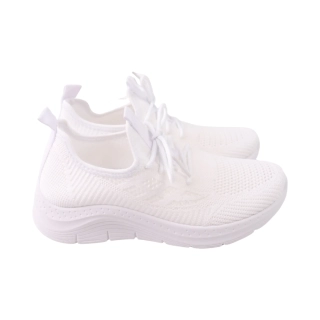 Кросівки жіночі Fashion білі текстиль 91-24LK
