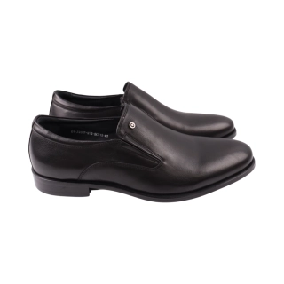 Туфли мужские Clemento черные натуральная кожа 88-24DT