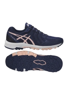 Кроссовки женские Asics Gel-FuJiAttack 5 Wmn Indigo Blue/Evening Sand/Grey 35,5