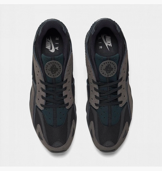 Кроссовки Nike Air Huarache Runner Casual Shoes Black/Brown DZ3306-002 фото 6 — интернет-магазин Tapok