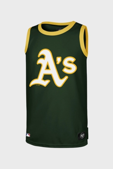 Майка 47 Brand MLB OAKLAND ATHLETICS IMPRINT 609516DG-FS фото 1 — интернет-магазин Tapok