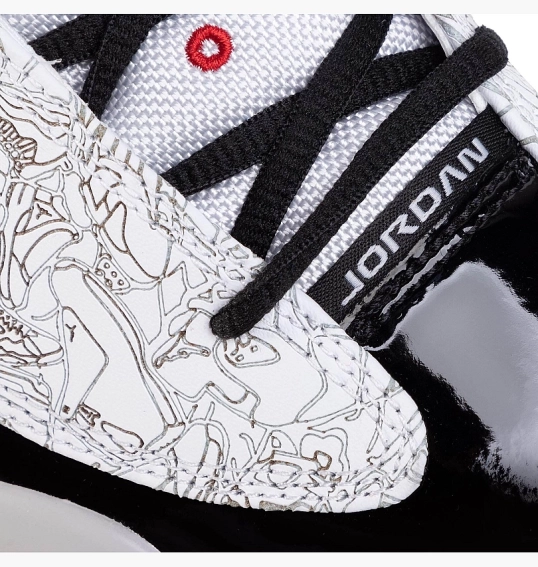 Кроссовки Air Jordan Dub Zero White/Varsity Red/Neutral Grey/Black 311046-116 фото 7 — интернет-магазин Tapok