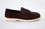 Лоферы женские замшевые 589231 Темно-коренные Фото 1