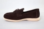 Лоферы женские замшевые 589231 Темно-коренные Фото 3