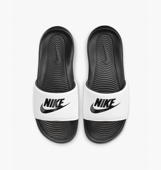 Тапочки Nike Victori One Slide Black/White CN9675-005 фото 3 — интернет-магазин Tapok