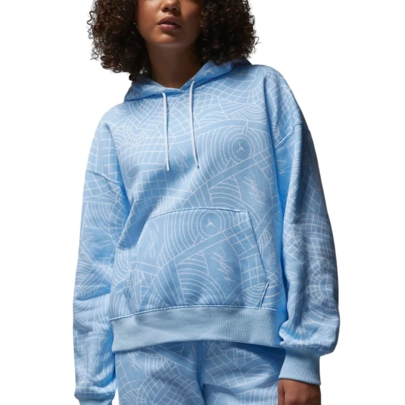 Кофта женские Jordan Fleece Pullover &#39;Ice Blue&#39; (DV1417-411) DV1417-411 фото 5 — интернет-магазин Tapok