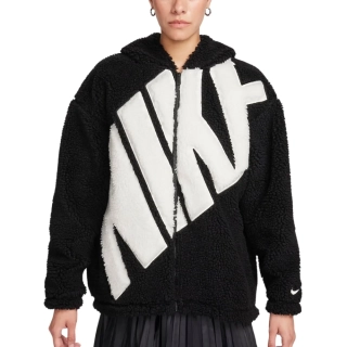 Куртка Nike W NSW LOGO SHERPA JKT FB8695-010