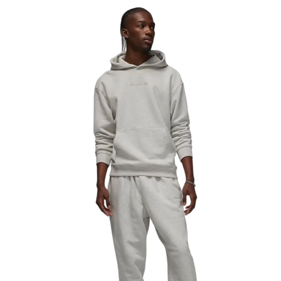 Толстовка Air Jordan Wordmark Fleece Hoodie Grey FJ1966-050 фото 5 — интернет-магазин Tapok