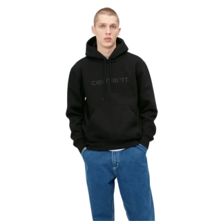Толстовка Carhartt Hooded Sweat I030547 Black/Black