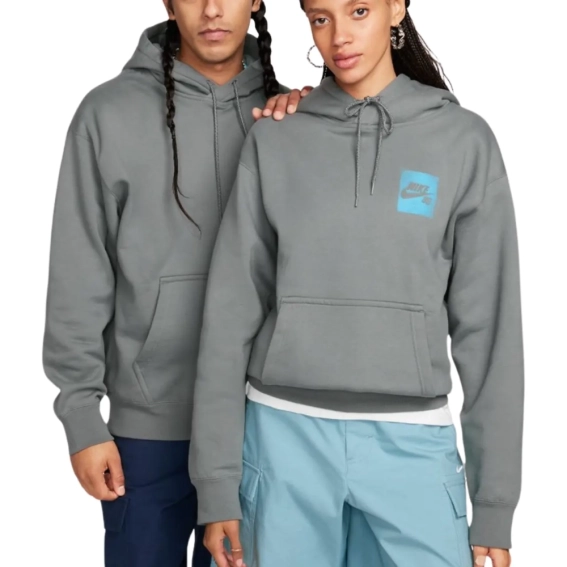 Толстовка Nike U NK SB FLC PO HD STENCIL FQ2194-084 фото 1 — интернет-магазин Tapok