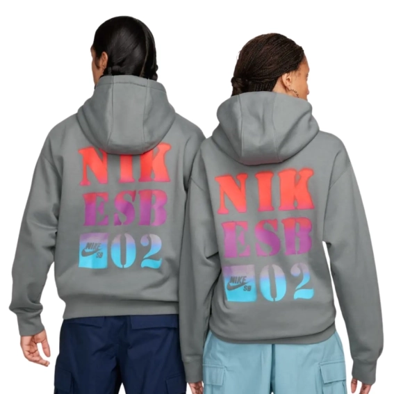Толстовка Nike U NK SB FLC PO HD STENCIL FQ2194-084 фото 2 — интернет-магазин Tapok