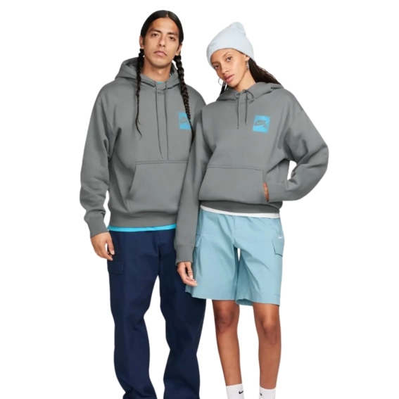 Толстовка Nike U NK SB FLC PO HD STENCIL FQ2194-084 фото 5 — интернет-магазин Tapok