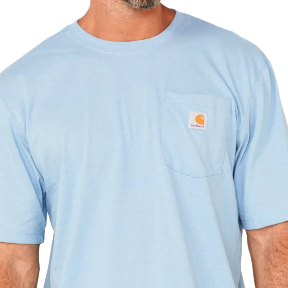 Футболка мужская Carhartt Loose Fit Heavyweight Short-Sleeve Pocket T-Shirt K87-HC5 K87-HC5 фото 3 — интернет-магазин Tapok