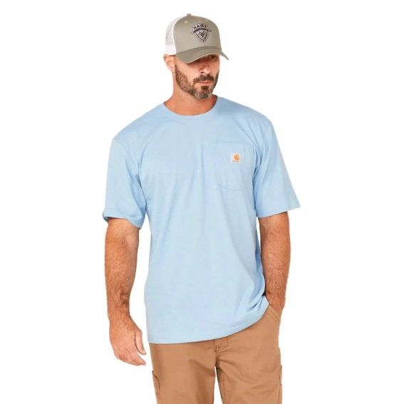 Футболка мужская Carhartt Loose Fit Heavyweight Short-Sleeve Pocket T-Shirt K87-HC5 K87-HC5 фото 4 — интернет-магазин Tapok