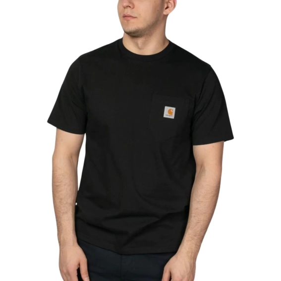 Мужская футболка Carhartt Mens Workwear Pocket Work T-Shirt - Desert - K87-BLK K87-BLK фото 1 — интернет-магазин Tapok