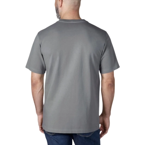 Мужская футболка Carhartt Mens Workwear Pocket Work T-Shirt - Desert - K87-DOV K87-DOV фото 2 — интернет-магазин Tapok