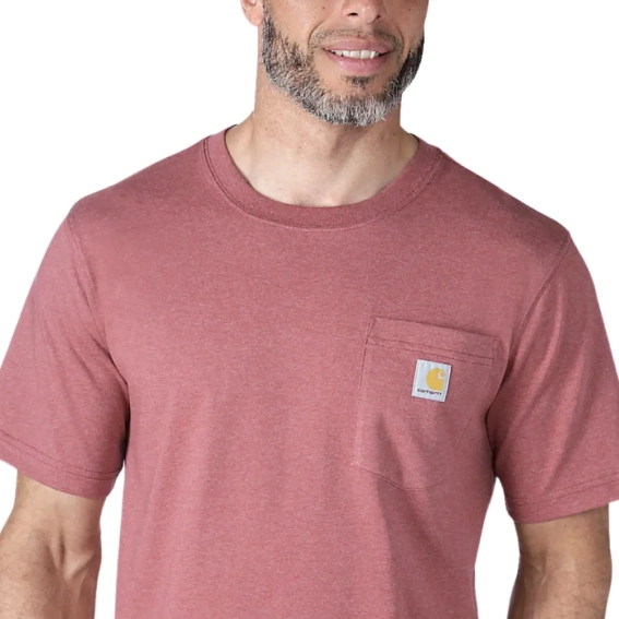 Мужская футболка Carhartt Mens Workwear Pocket Work T-Shirt - Desert - K87-R96 K87-R96 фото 3 — интернет-магазин Tapok