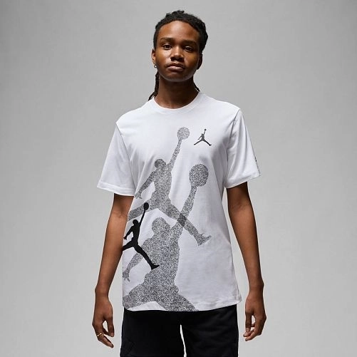Чоловіча футболка NIKE M Jordan BRAND SS HBR CREW FN6025-100 фото 1 — інтернет-магазин Tapok