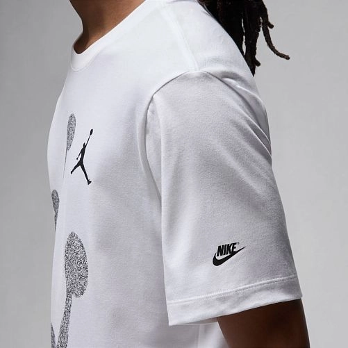 Чоловіча футболка NIKE M Jordan BRAND SS HBR CREW FN6025-100 фото 3 — інтернет-магазин Tapok