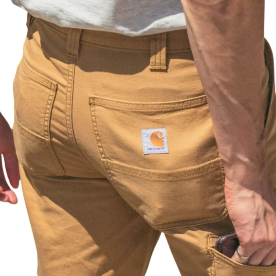 Шорты мужские Carhartt Canvas Relaxed 102514-918 Hickory 102514-918 фото 4 — интернет-магазин Tapok