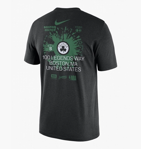 Футболка чоловіча Nike T-Shirt Nba Boston Celtics Max90 Black FJ0361-010 фото 3 — інтернет-магазин Tapok