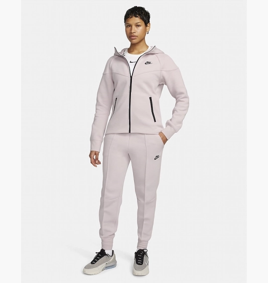 Брюки Nike Sportswear Tech Fleece Mid-Rise Joggers Grey FB8330-019 фото 11 — интернет-магазин Tapok