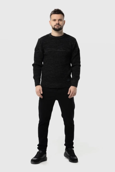 Джинсы Slim Fit мужские Demos 6291 Черный фото 5 — интернет-магазин Tapok
