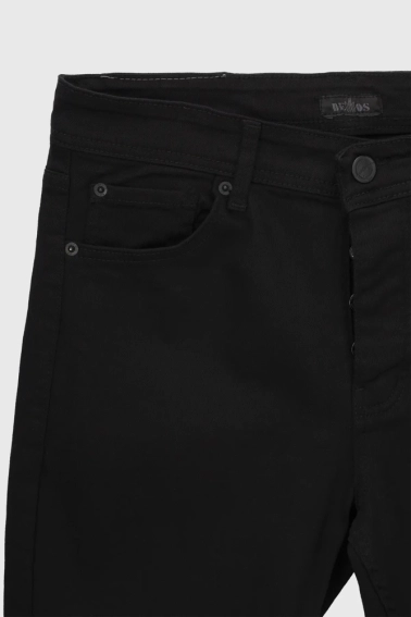 Джинсы Slim Fit мужские Demos 6291 Черный фото 8 — интернет-магазин Tapok