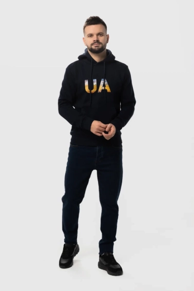 Джинсы Slim Fit мужские Demos 6292 Темно-синий фото 4 — интернет-магазин Tapok
