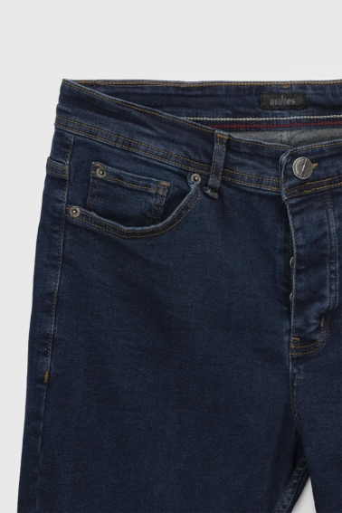 Джинсы Slim Fit мужские Demos 6292 Темно-синий фото 8 — интернет-магазин Tapok