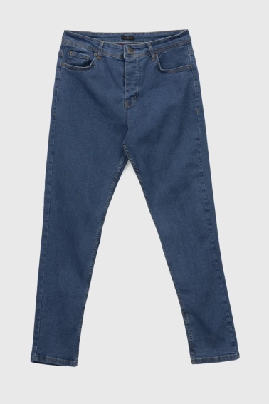 Джинсы Slim Fit мужские Demos 6292-1 Синий фото 7 — интернет-магазин Tapok
