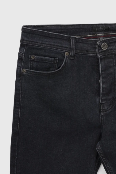 Джинсы Slim Fit мужские Demos 6303 Темно-серый фото 8 — интернет-магазин Tapok