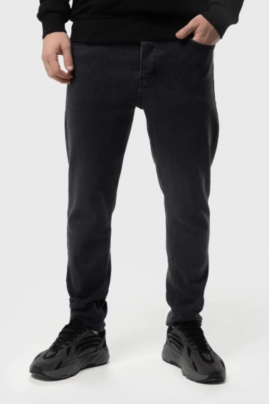 Джинси Slim Fit чоловічі Demos 6303-1 Сірий фото 1 — інтернет-магазин Tapok