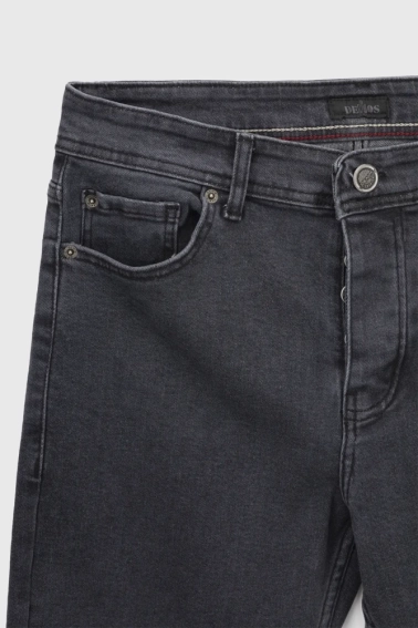 Джинси Slim Fit чоловічі Demos 6303-1 Сірий фото 8 — інтернет-магазин Tapok