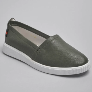 Слипоны женские 342600 Fashion Зеленый