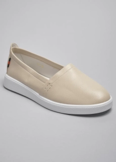 Слипоны женские 342581 Fashion Бежевый