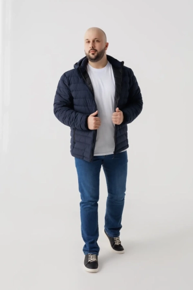 Куртка мужская Brands 8013 Темно-синий фото 6 — интернет-магазин Tapok